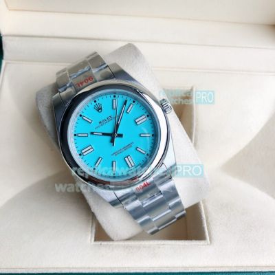Rolex Oyster Perpetual 124300 Tiffany Blue 41MM Watch